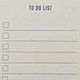 02. To Do List