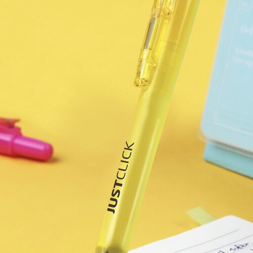 Small Just Click Retractable Highlighter Set - Image 7