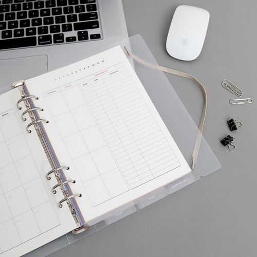 Vertical Translucent 6 Ring A5 Index Tabs - Image 6