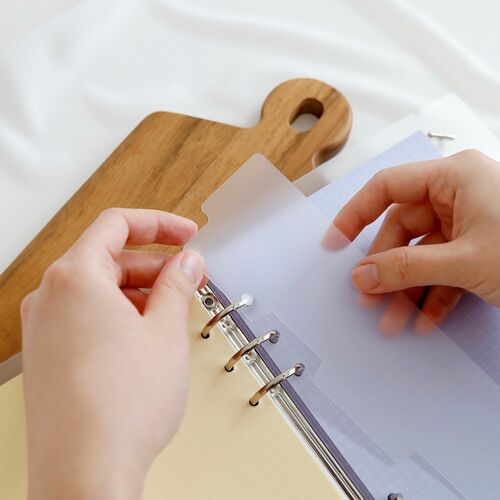 Vertical Translucent 6 Ring A5 Index Tabs - Image 7