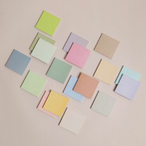 9pcs Colorful Dot Grid Sticky Note Set