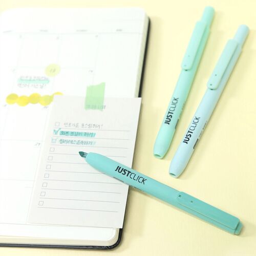 3pcs Natural Retractable Highlighter Set - Image 6