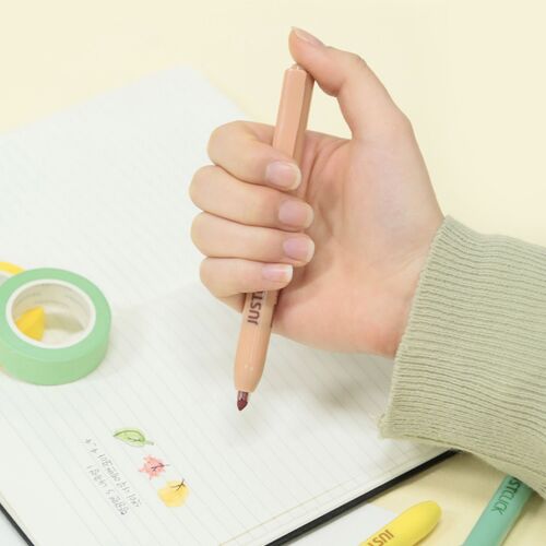 3pcs Natural Retractable Highlighter Set - Image 10