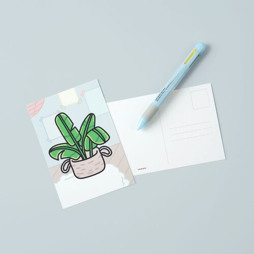 Cozy Home Houseplant Postcard - Image 11