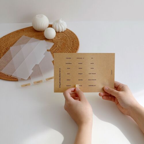 7pcs Basic 6 Ring A5 Binder Set - Image 13