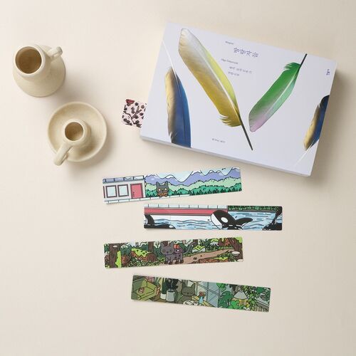 5pcs Cat in Seattle Bookmark Set - Image 7