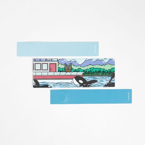 5pcs Cat in Seattle Bookmark Set - Image 5