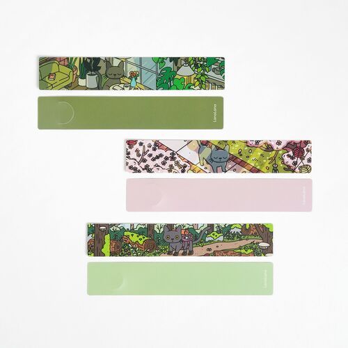 5pcs Cat in Seattle Bookmark Set - Image 6