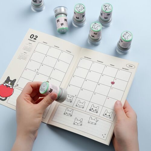 4pcs Self-inking Stamp Set - Image 13