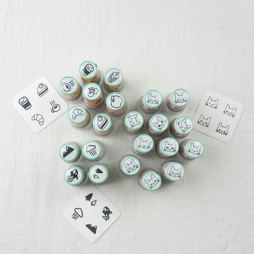4pcs Self-inking Stamp Set - Image 24