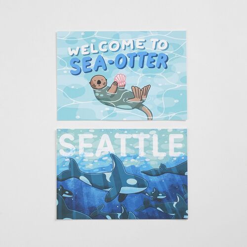8pcs Seattle Postcard Set - Image 8