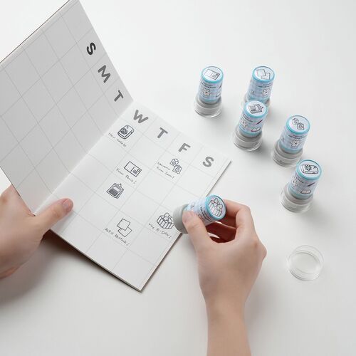 4pcs Self-inking Stamp Set - Image 18