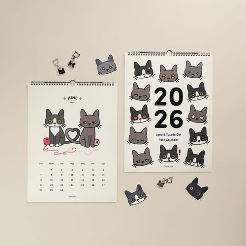 Cat Face Acrylic Key Ring - Image 11